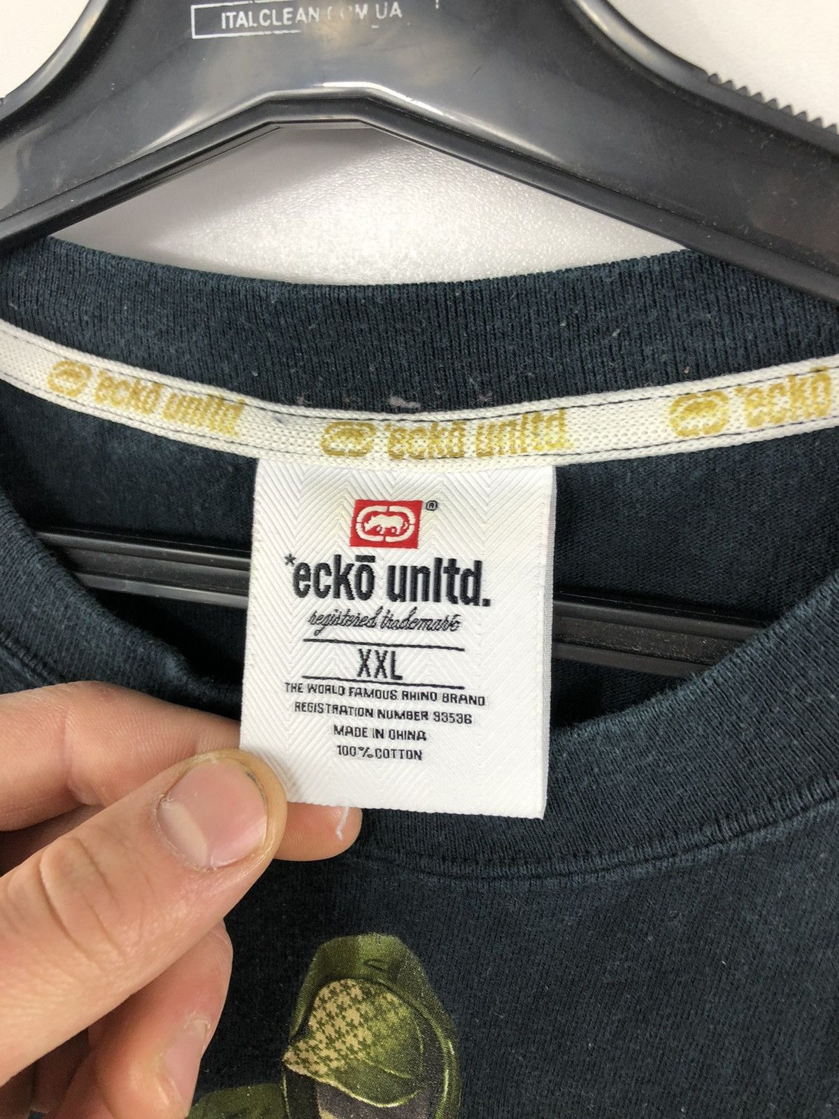 Ecko Unltd. × Vintage Ecko Unitd T-Shirt The Road to Piece Big Logo Size XXL Size US XXL / EU 58 / 5 - 6 Thumbnail
