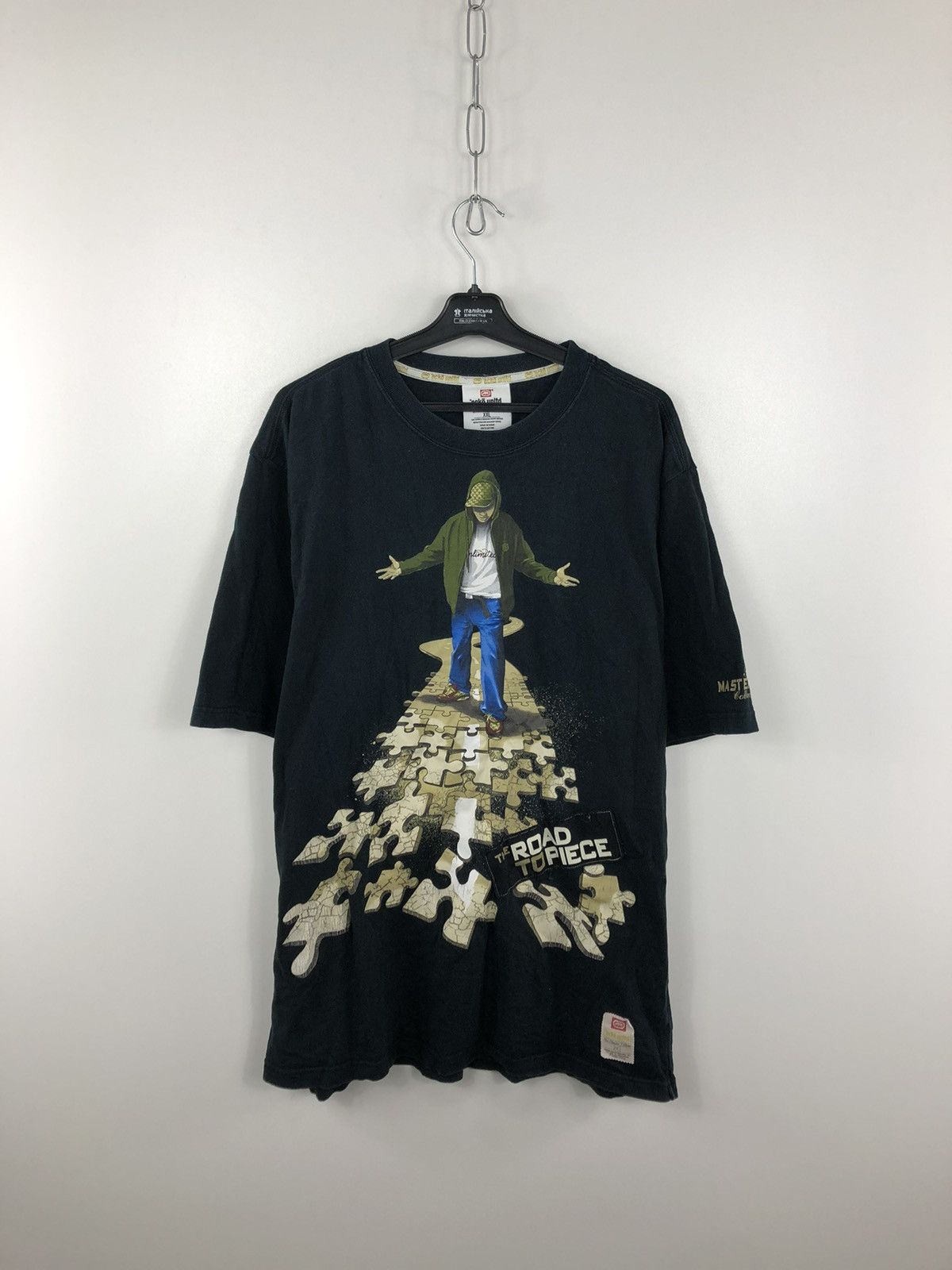 Ecko Unltd. × Vintage Ecko Unitd T-Shirt The Road to Piece Big Logo Size XXL Size US XXL / EU 58 / 5 - 1 Thumbnail