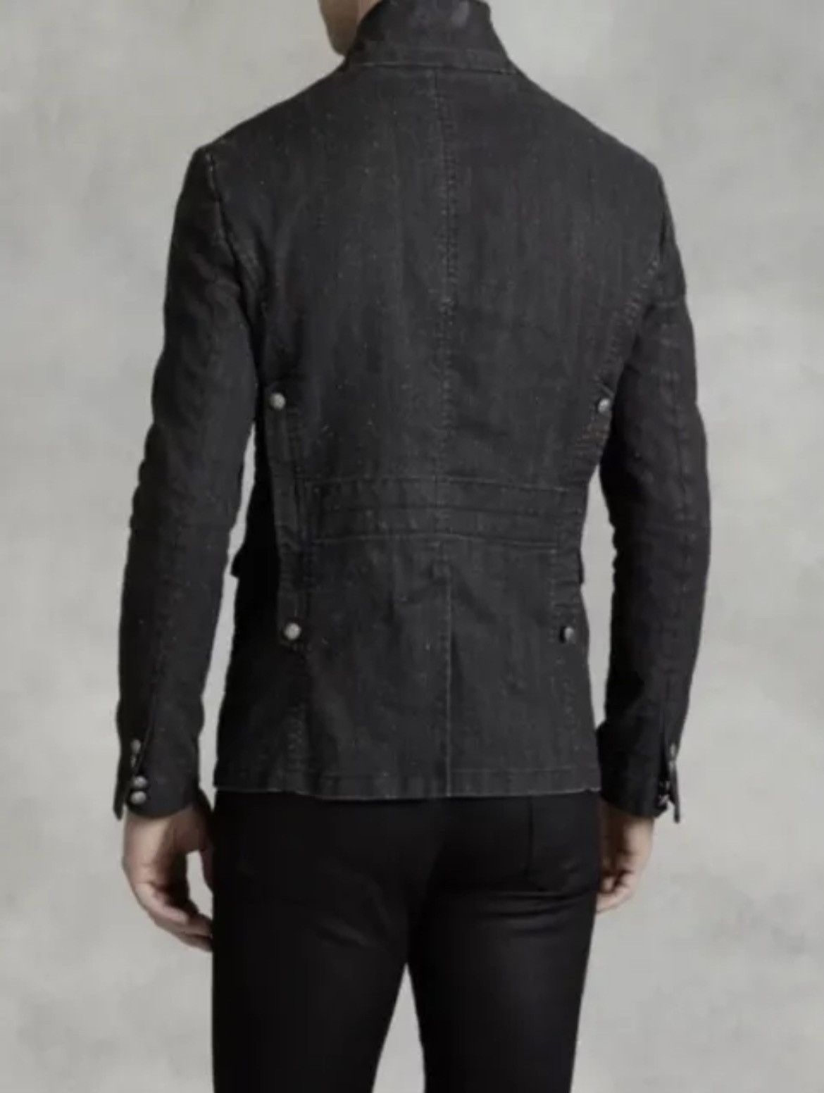John Varvatos Linen Button Front Jacket. 54 Size US L / EU 52-54 / 3 - 2 Thumbnail