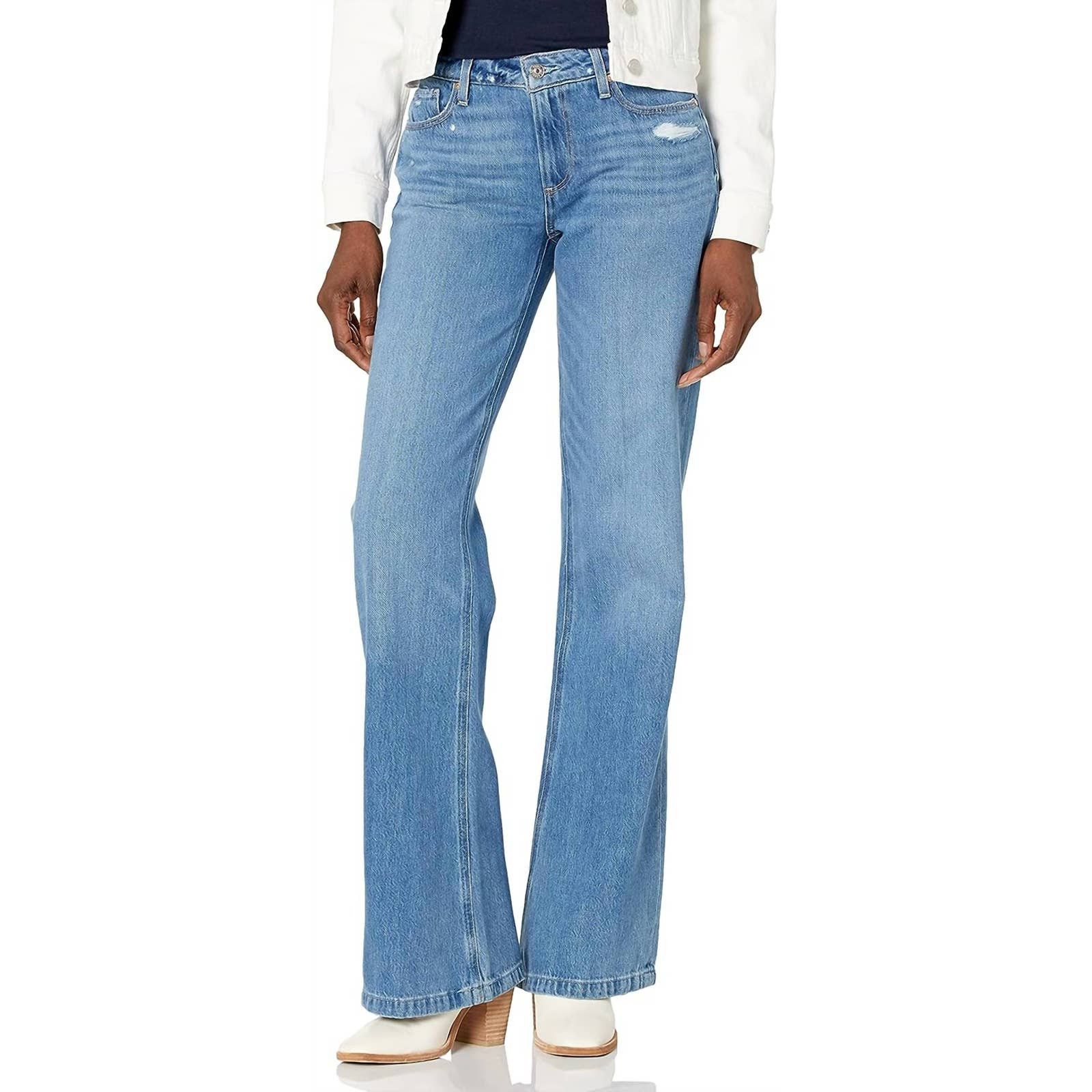 Paige Sonja Wide Leg Jean In Seville Distressed | Grailed