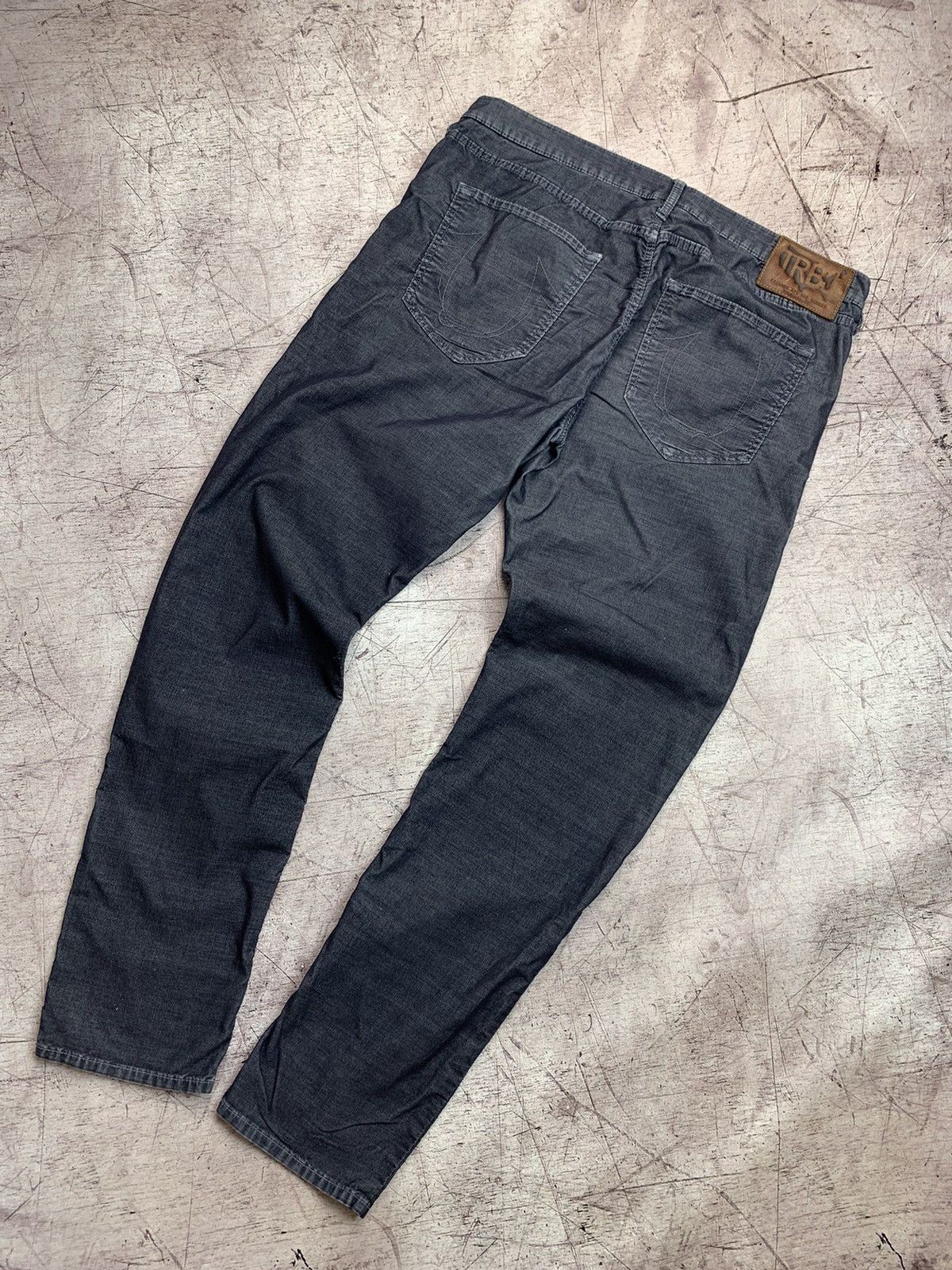 True Religion × Vintage Vintage True Religion Corduroy Black Pants Size US 36 / EU 52 - 1 Thumbnail