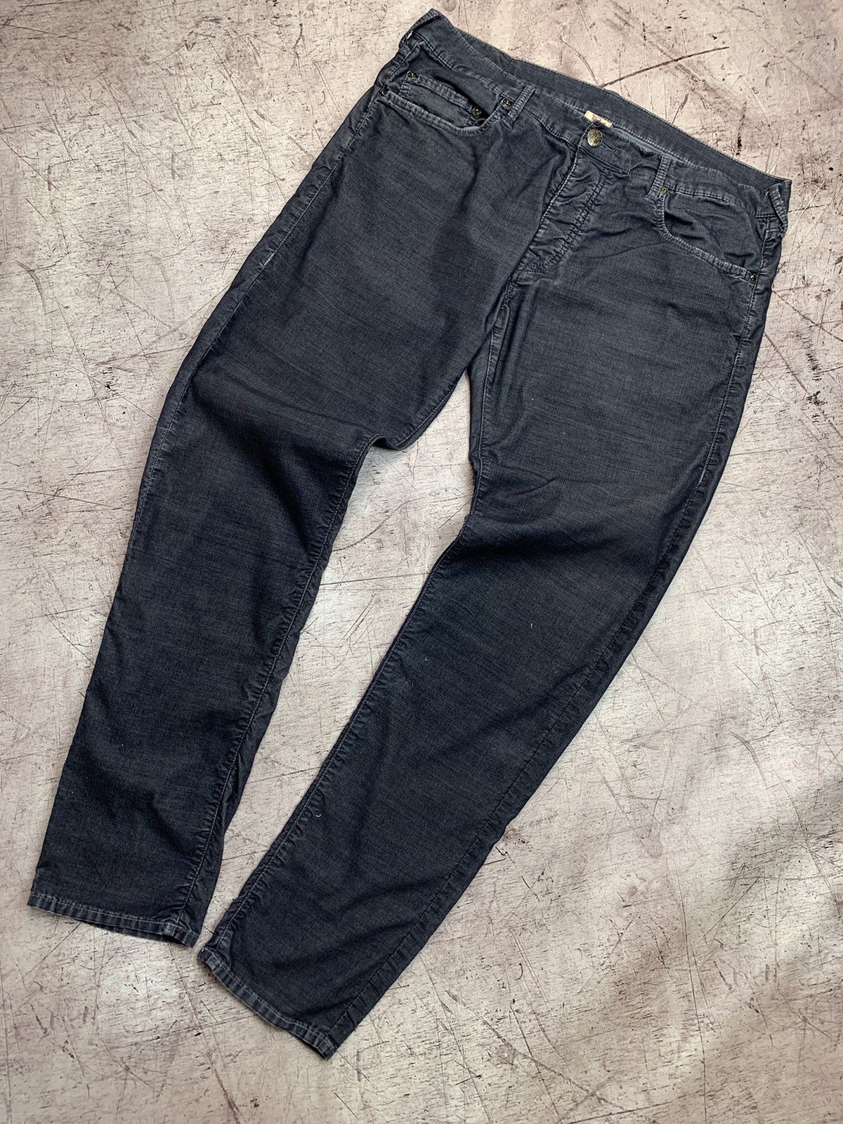 True Religion × Vintage Vintage True Religion Corduroy Black Pants Size US 36 / EU 52 - 2 Thumbnail