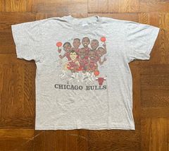 Vintage NBA (Salem) - USA Dream Team Olympic Caricature T-Shirt 1991 Medium