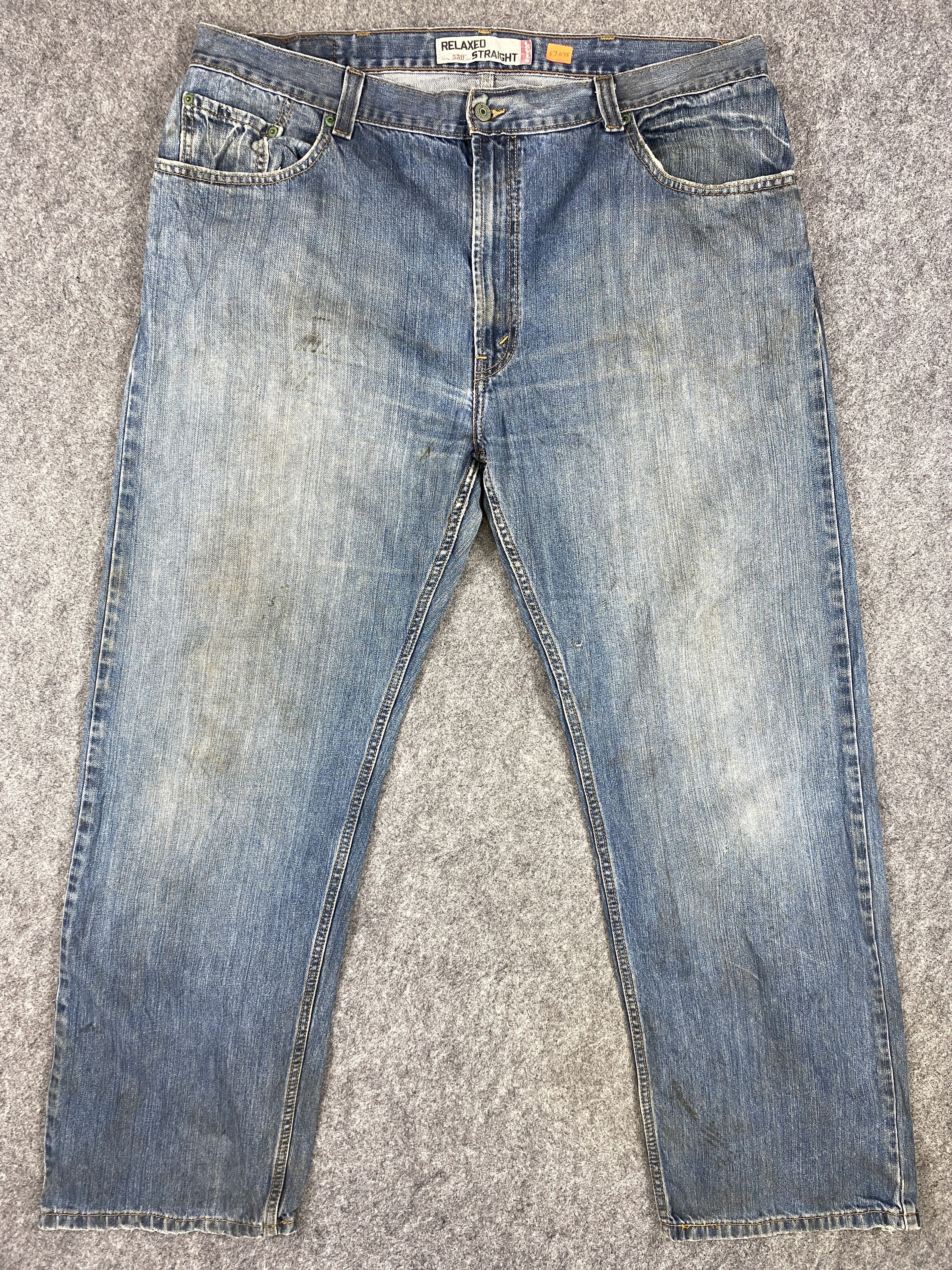 image of Distressed Denim x Levis Distressed Blue Levi's 559 Jeans 40X31 Denim -Sj075 in Blue Distressed