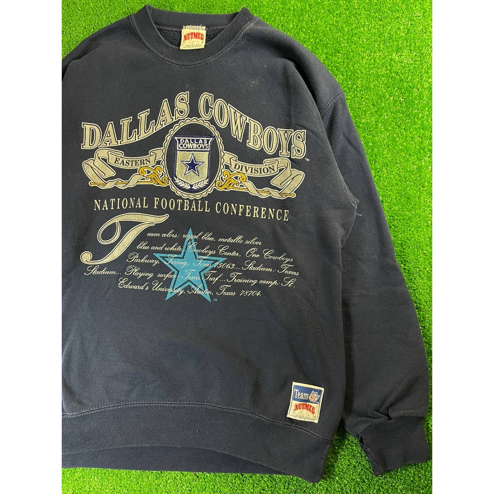 NFL × Vintage Vintage 90s Dallas Cowboys Official NFL Large Sweatshirt USA Size US L / EU 52-54 / 3 - 1 Thumbnail