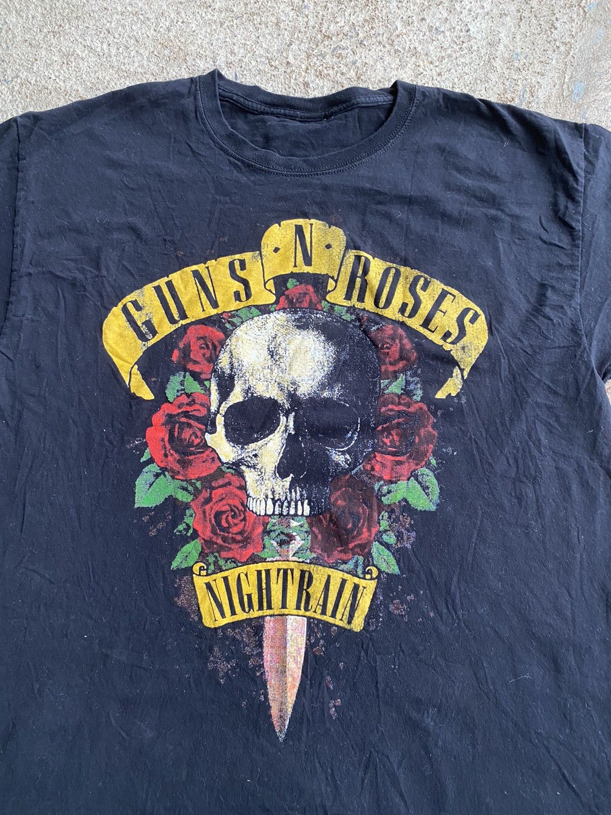 Band Tees × Guns N' Roses × Vintage Vintage Y2K Guns N Roses Skull Opium Band Tee Shirt Size US M / EU 48-50 / 2 - 2 Thumbnail