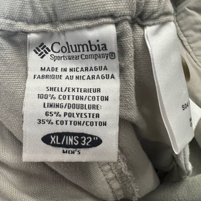 Columbia Khaki cargo convertible pants Grailed