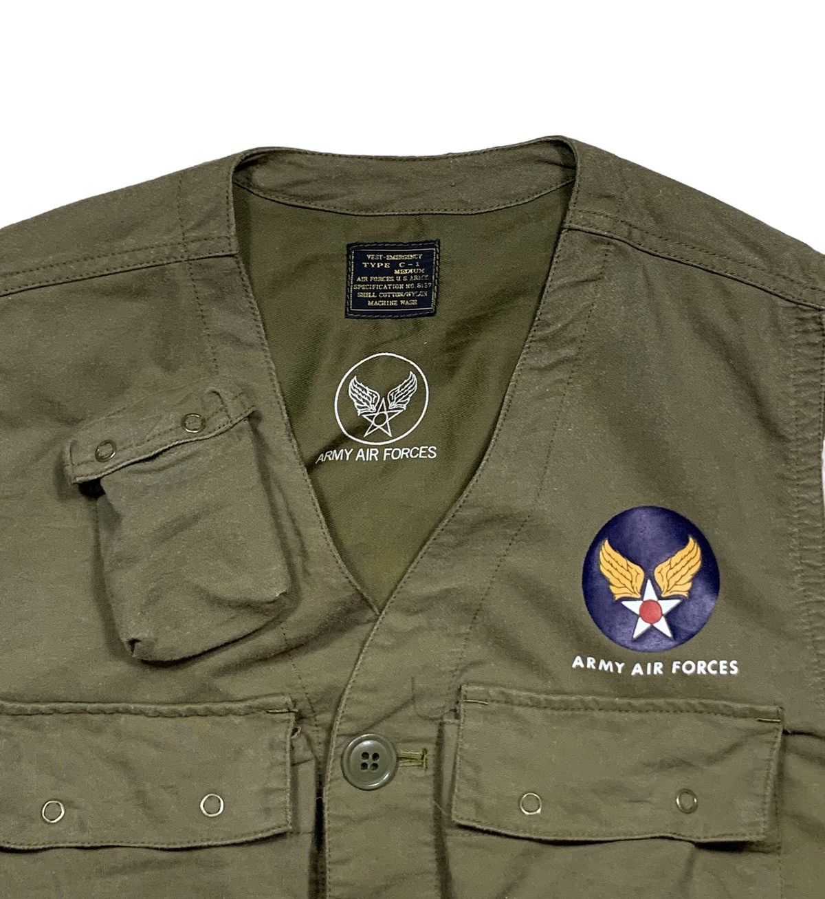 Avirex Avirex Type C-1 Vest Military Vest Tactical Utility Hunting Size US M / EU 48-50 / 2 - 4 Thumbnail
