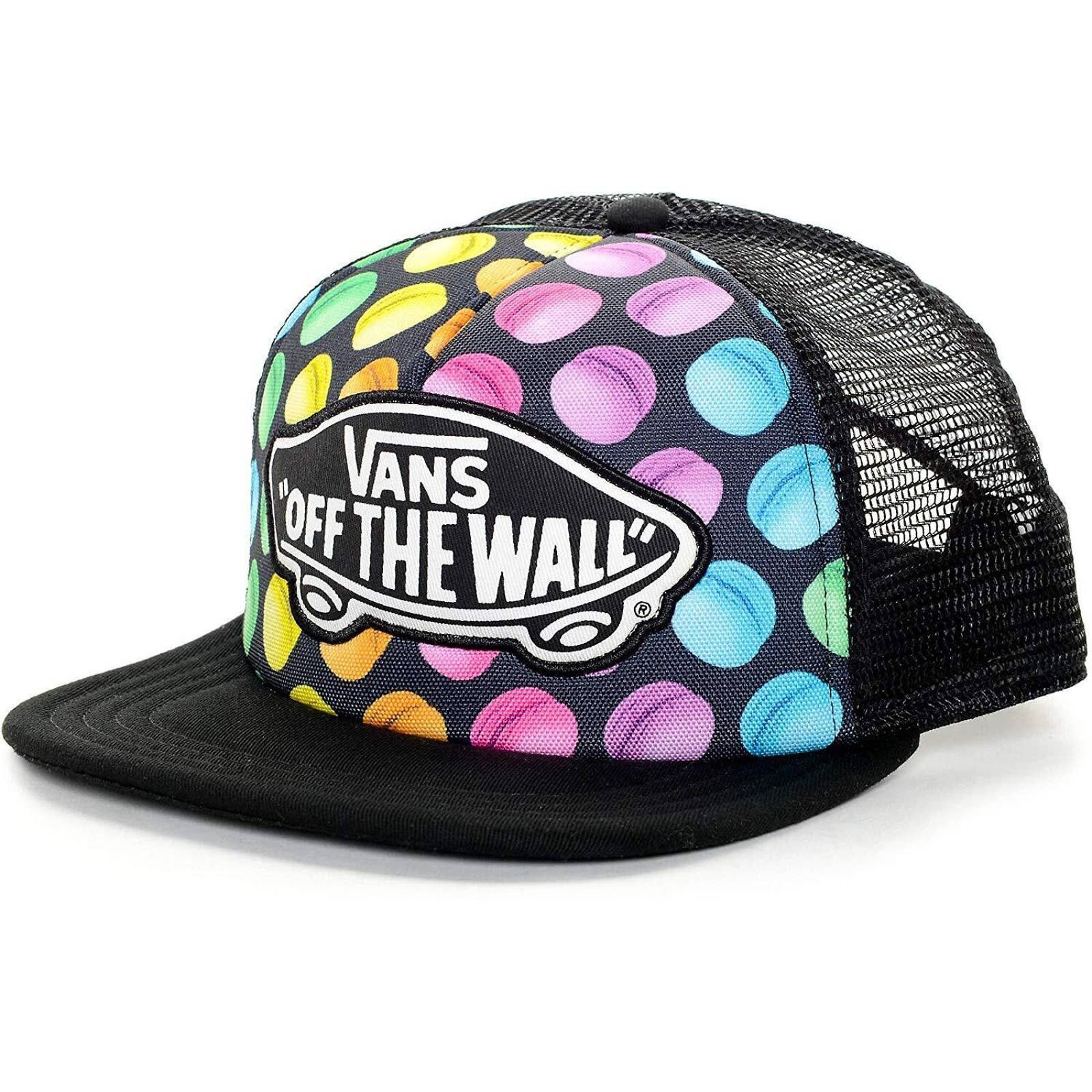 Vans Off The Wall Women\'s Beach Girl Trucker Hat Cap - Galaxy/Black BK.jpg main image 2