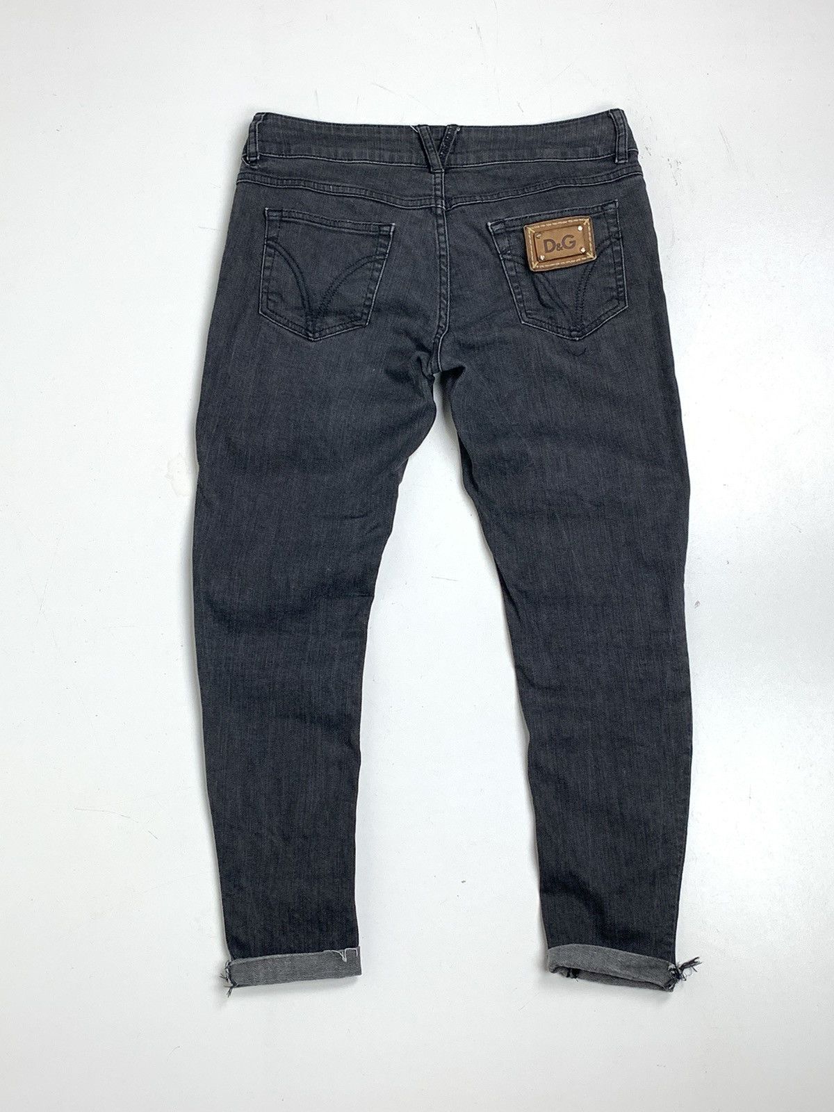 Dolce & Gabbana Dolce & Gabbana Skinny Woman Jeans D&G Y2K Vintage Pants Size 29" - 6 Thumbnail