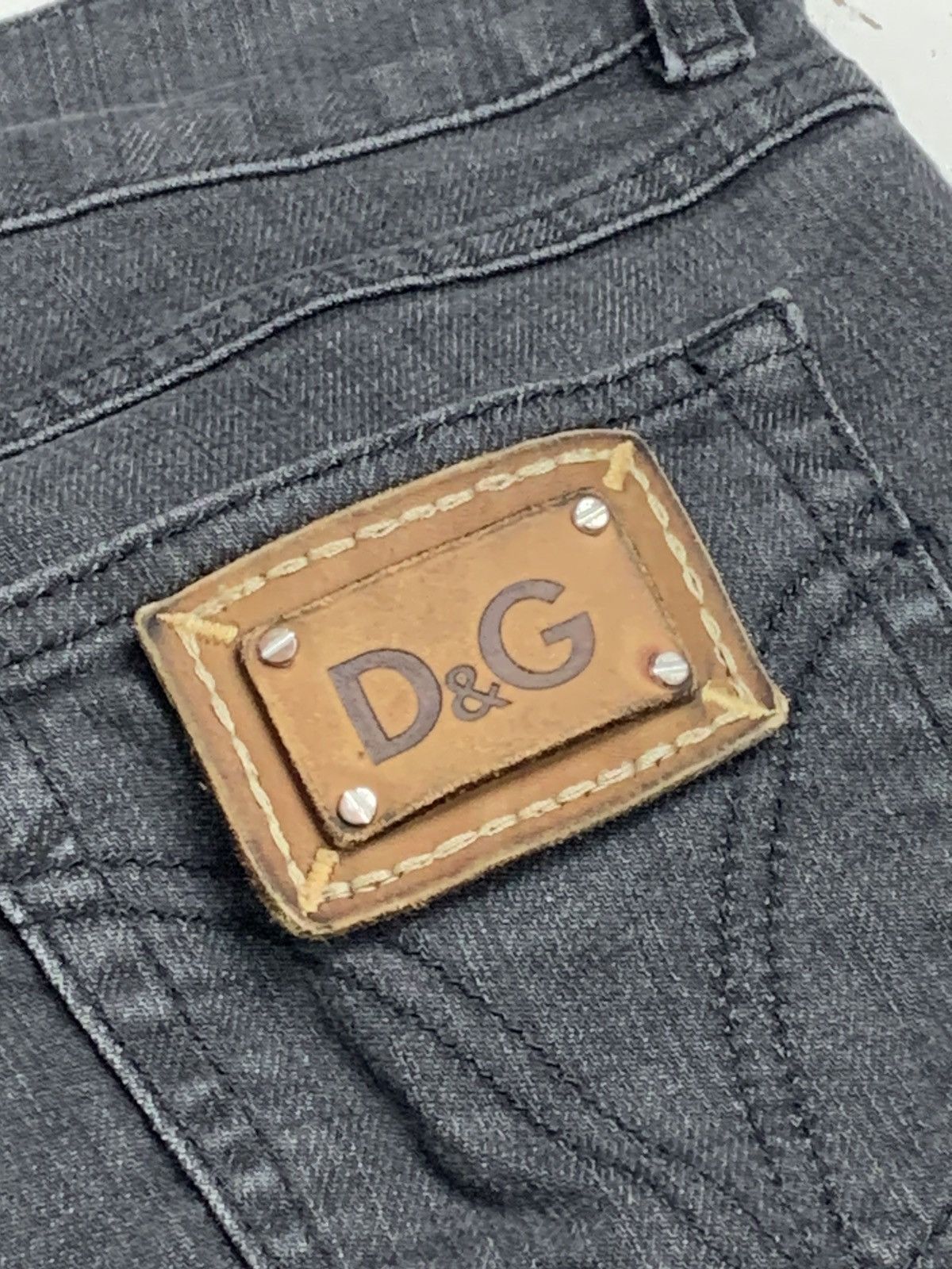Dolce & Gabbana Dolce & Gabbana Skinny Woman Jeans D&G Y2K Vintage Pants Size 29" - 5 Thumbnail