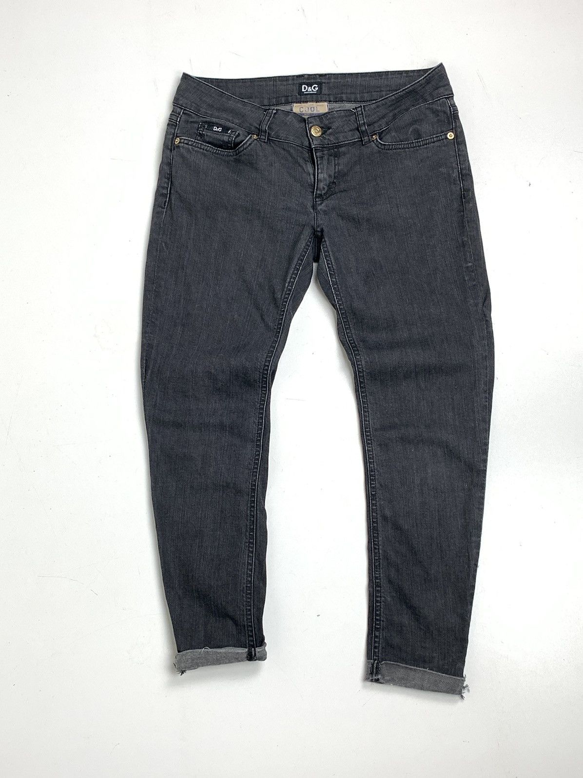 Dolce & Gabbana Dolce & Gabbana Skinny Woman Jeans D&G Y2K Vintage Pants Size 29" - 11 Thumbnail