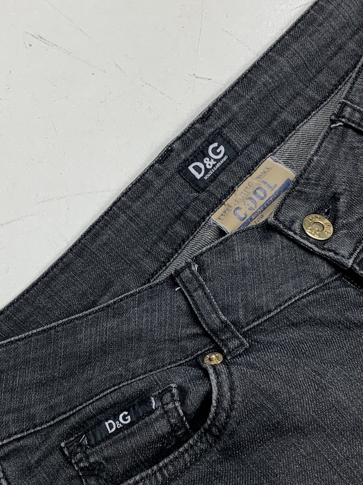 Dolce & Gabbana Dolce & Gabbana Skinny Woman Jeans D&G Y2K Vintage Pants Size 29" - 14 Thumbnail