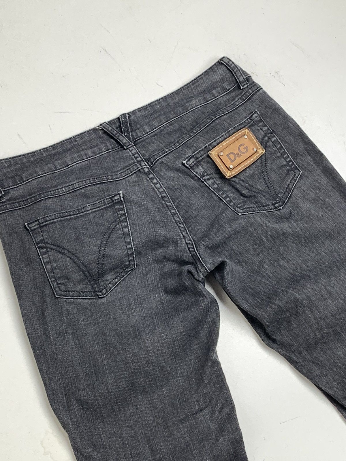 Dolce & Gabbana Dolce & Gabbana Skinny Woman Jeans D&G Y2K Vintage Pants Size 29" - 3 Thumbnail