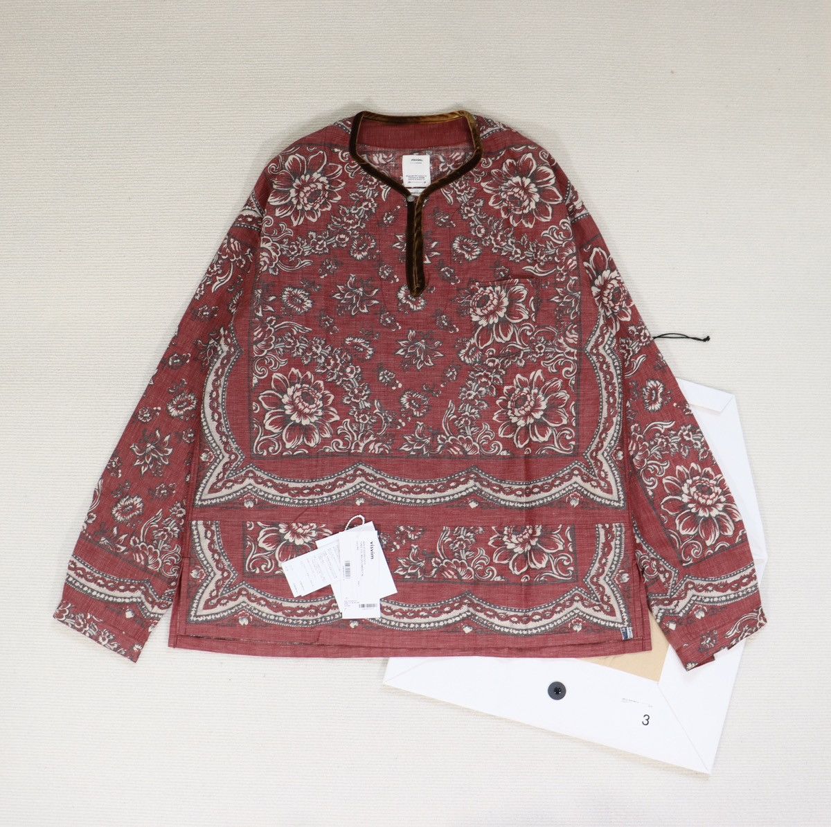 トップス VISVIM 22SS TUNIC P.O. WILDFLOWER P.W. Visvim SS22 TUNIC P.O. WILDFLOWER P.W. | Grailed