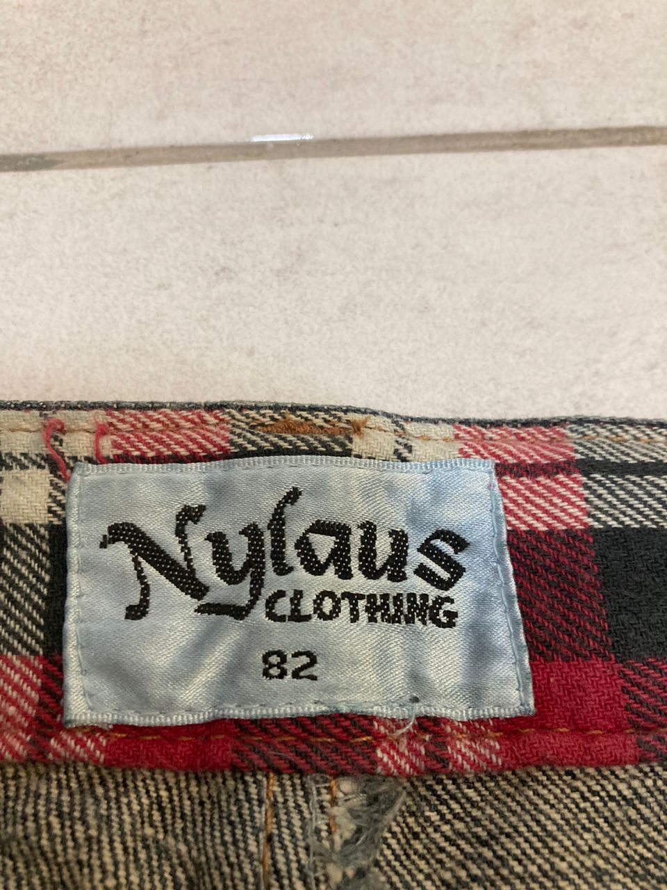 Hysteric Glamour × Japanese Brand × Vintage Vintage Double Waist Nylaus Jeans Size US 31 - 7 Thumbnail