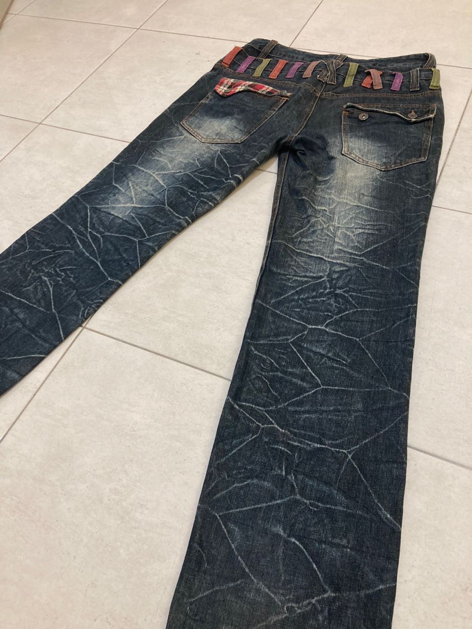 Hysteric Glamour × Japanese Brand × Vintage Vintage Double Waist Nylaus Jeans Size US 31 - 2 Thumbnail