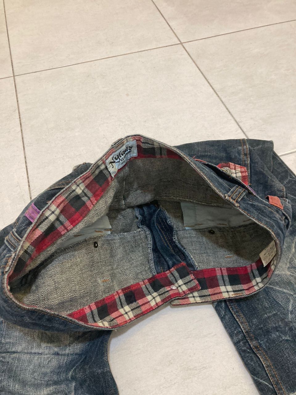 Hysteric Glamour × Japanese Brand × Vintage Vintage Double Waist Nylaus Jeans Size US 31 - 10 Thumbnail