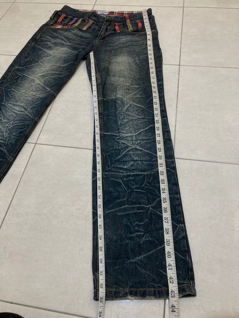 Hysteric Glamour × Japanese Brand × Vintage Vintage Double Waist Nylaus Jeans Size US 31 - 14 Thumbnail