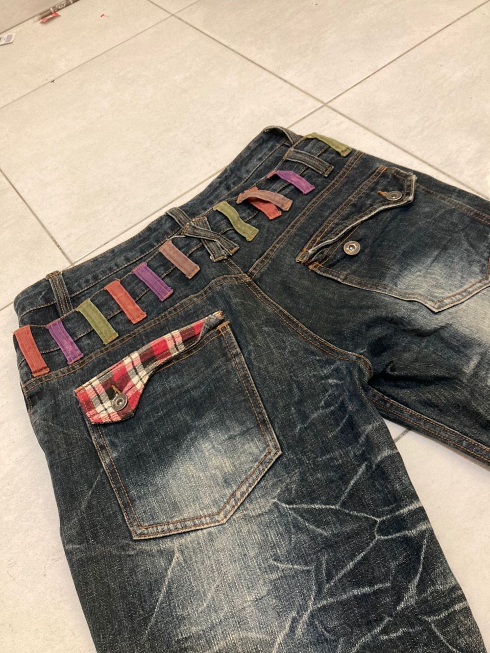 Hysteric Glamour × Japanese Brand × Vintage Vintage Double Waist Nylaus Jeans Size US 31 - 12 Thumbnail
