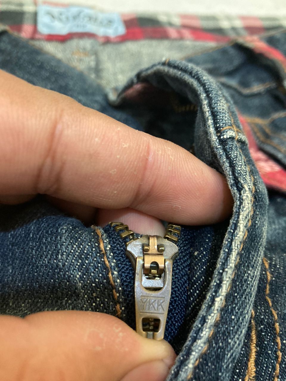 Hysteric Glamour × Japanese Brand × Vintage Vintage Double Waist Nylaus Jeans Size US 31 - 6 Thumbnail