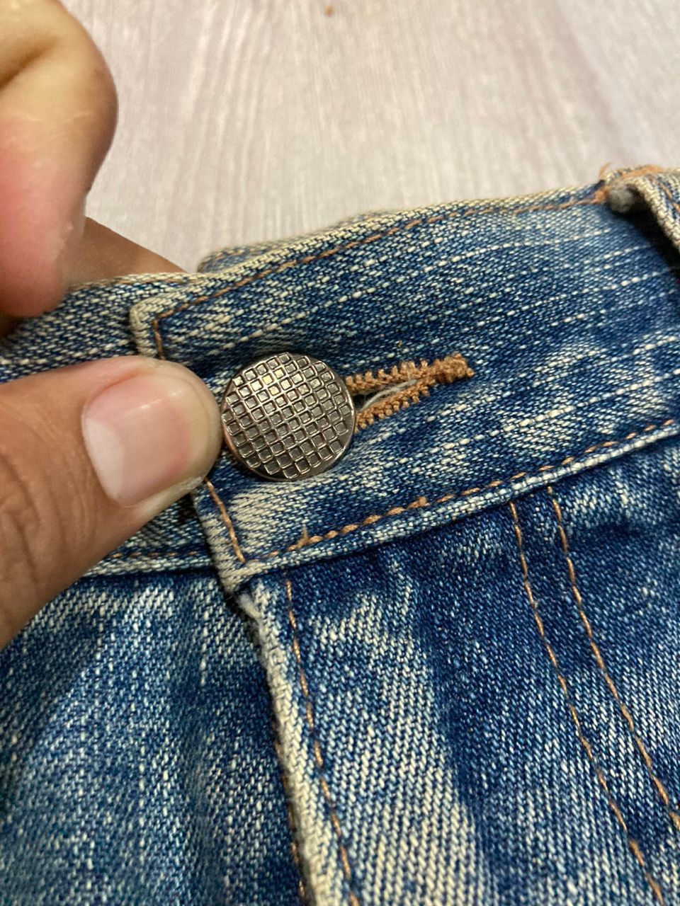 Japanese Brand VINTAGE JUNGLE STORM Distressed Denim Size US 30 / EU 46 - 6 Thumbnail