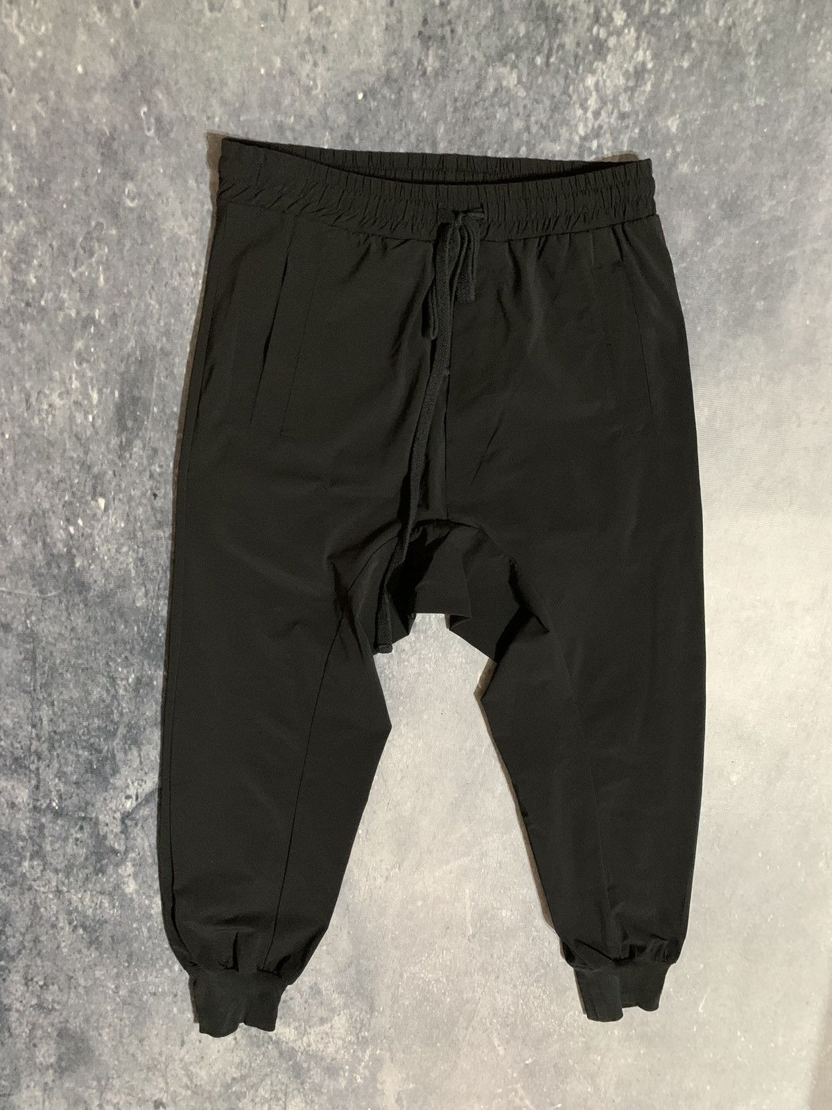 image of Avant Garde Thom Krom Nylon Pants Baggy Opium Y2K Avant-Garde in Black, Men's (Size 30)