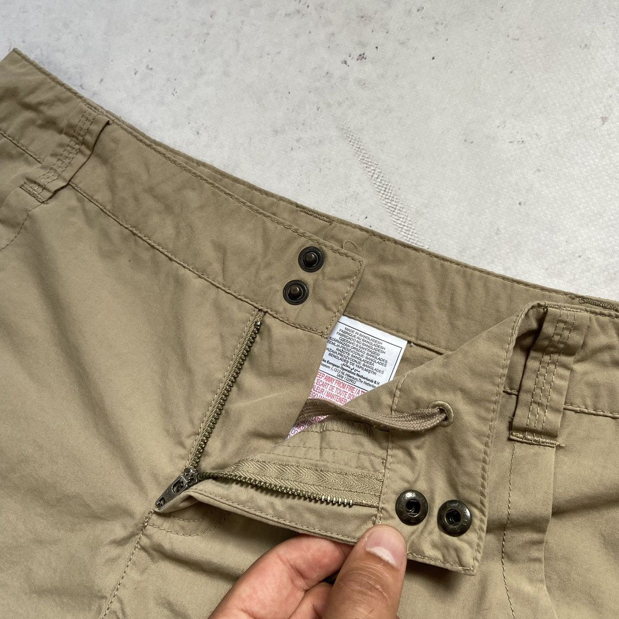 Nike Nike Vintage Track Baggy Pants Brown Drill Y2K Joggers Nylon Size US 30 / EU 46 - 12 Thumbnail