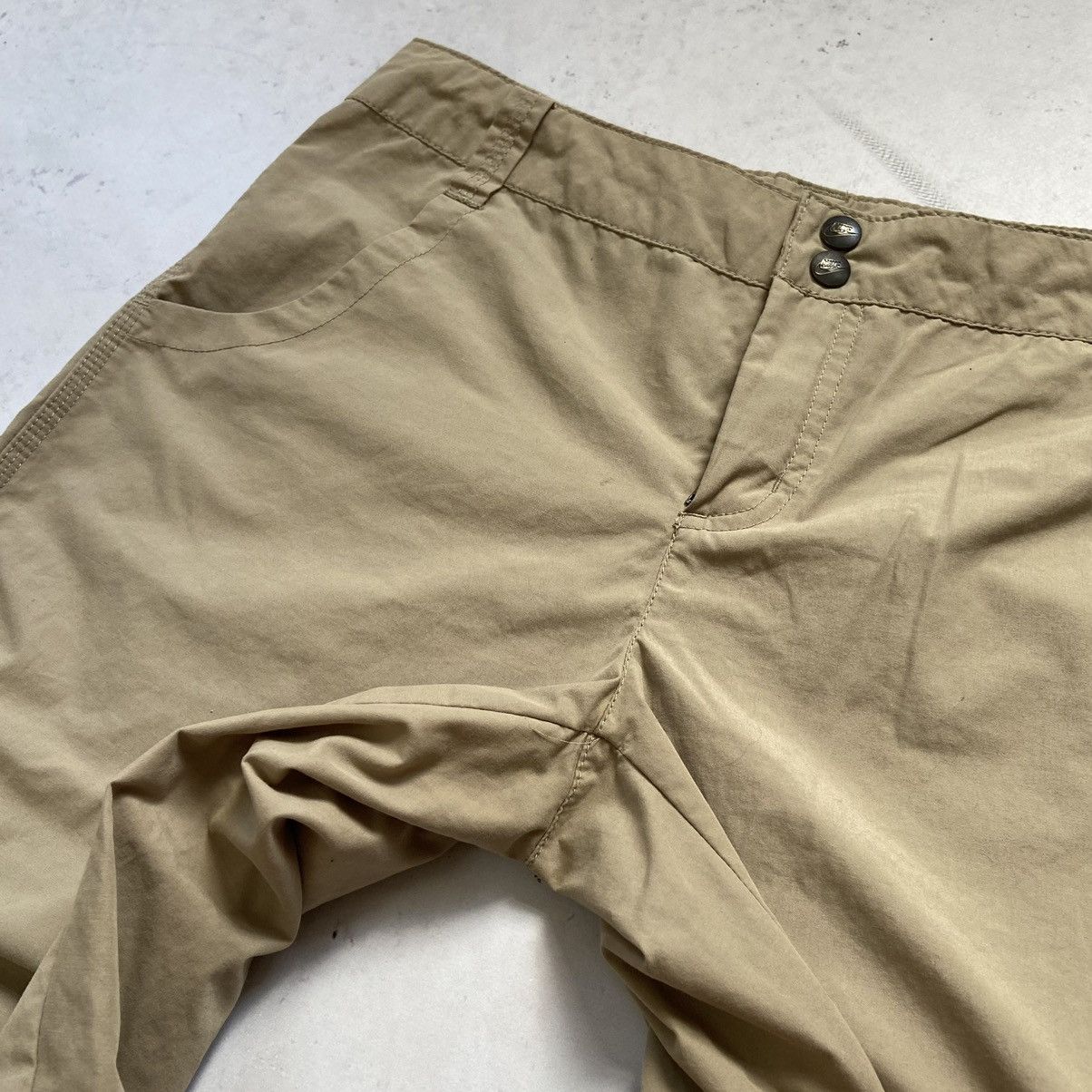 Nike Nike Vintage Track Baggy Pants Brown Drill Y2K Joggers Nylon Size US 30 / EU 46 - 14 Thumbnail