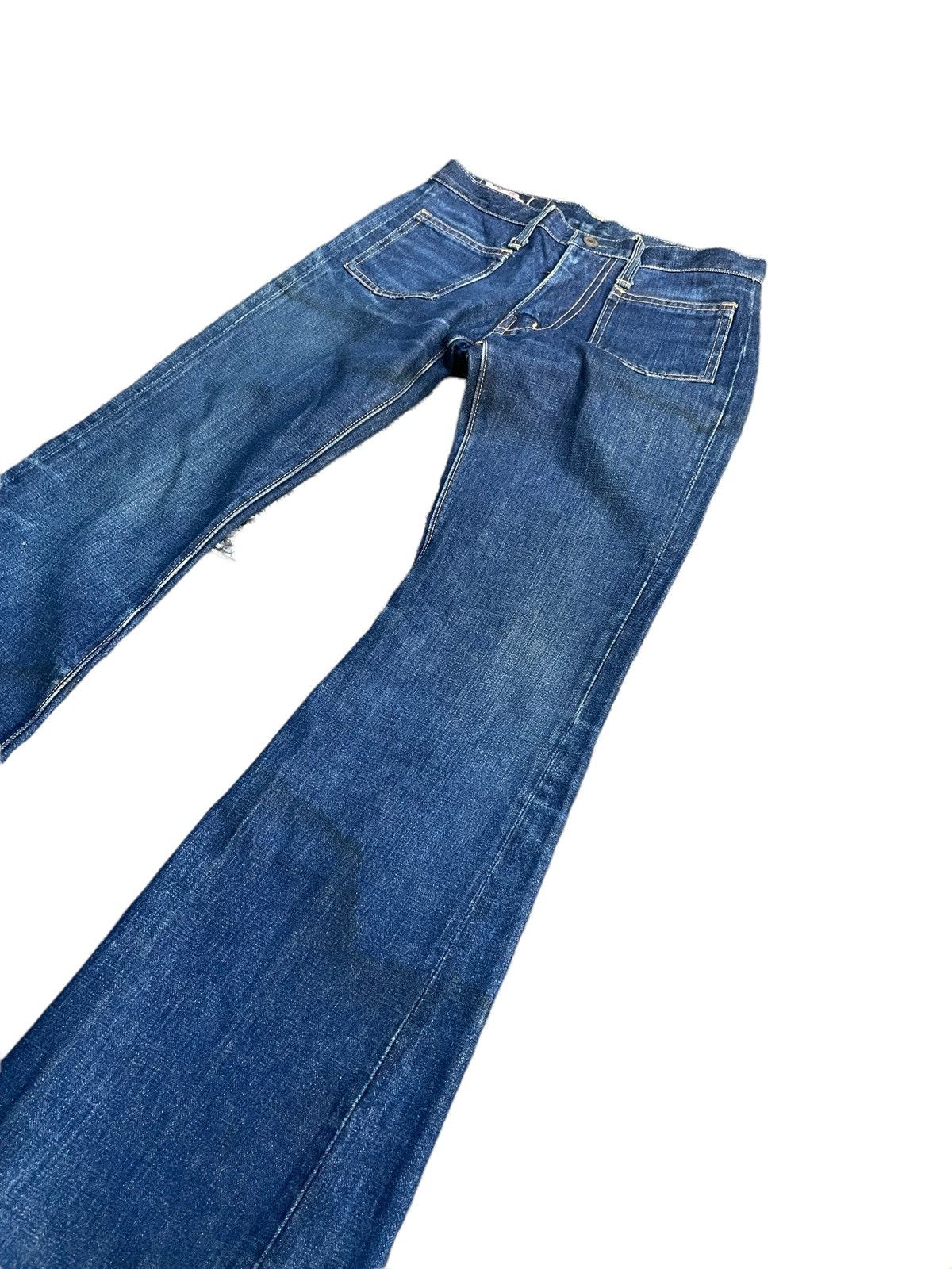 Edwin × Japanese Brand × Vintage Vintage 70’s Edwin Wide Leg Size US 28 / EU 44 - 3 Thumbnail