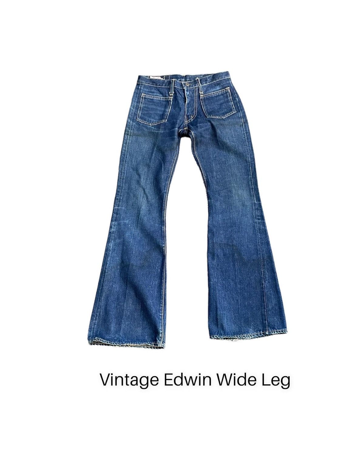 Edwin × Japanese Brand × Vintage Vintage 70’s Edwin Wide Leg Size US 28 / EU 44 - 1 Thumbnail