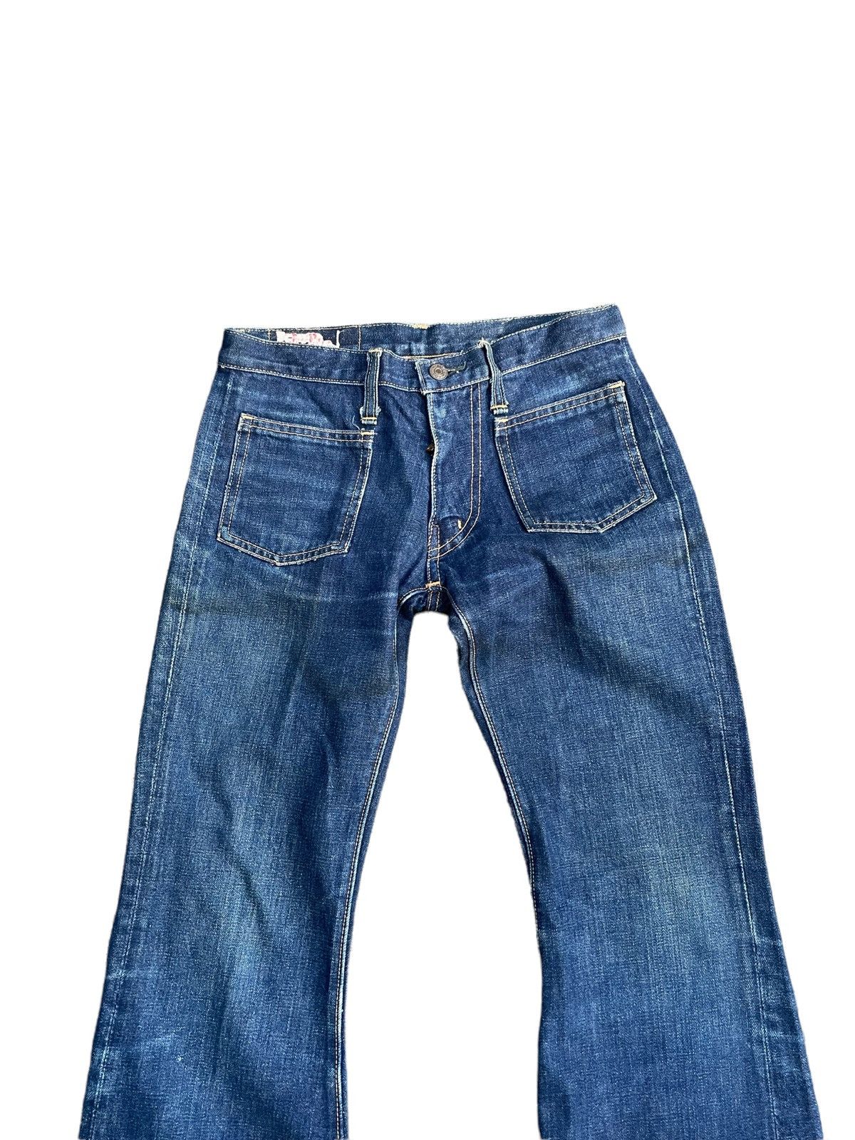 Edwin × Japanese Brand × Vintage Vintage 70’s Edwin Wide Leg Size US 28 / EU 44 - 4 Thumbnail