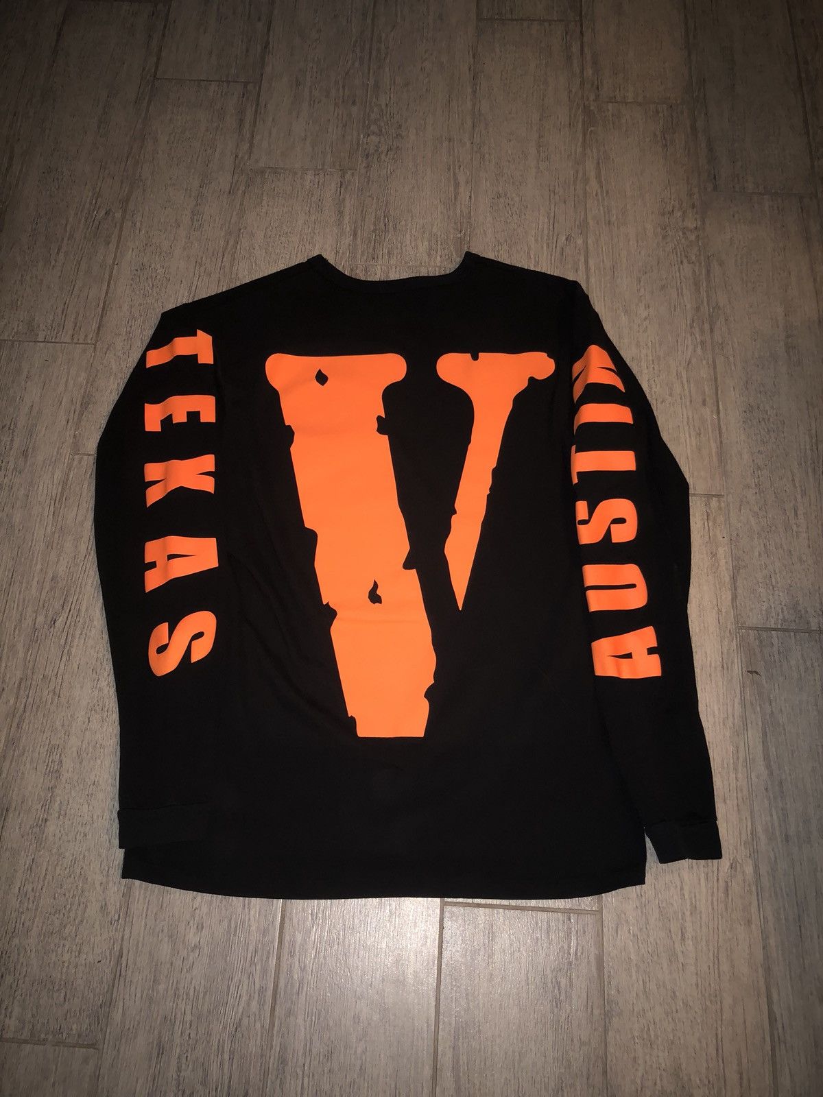 VLONE SXSW Staple Black & fashion White on Orange T-shirt