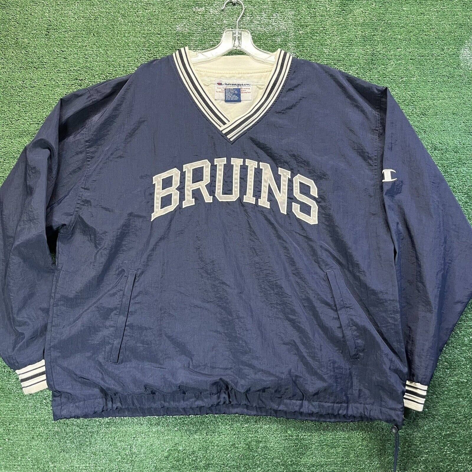 Champion Champion Vintage Mens V Neck Pullover Windbreaker Bruins XL Grailed
