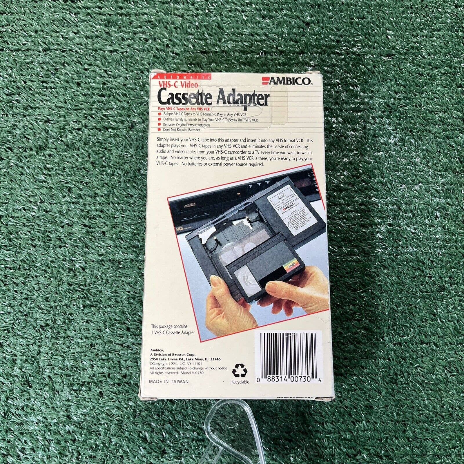 Sony Ambico VHSC to VHS Adapter Mechanical Camcorder Cassette Grailed