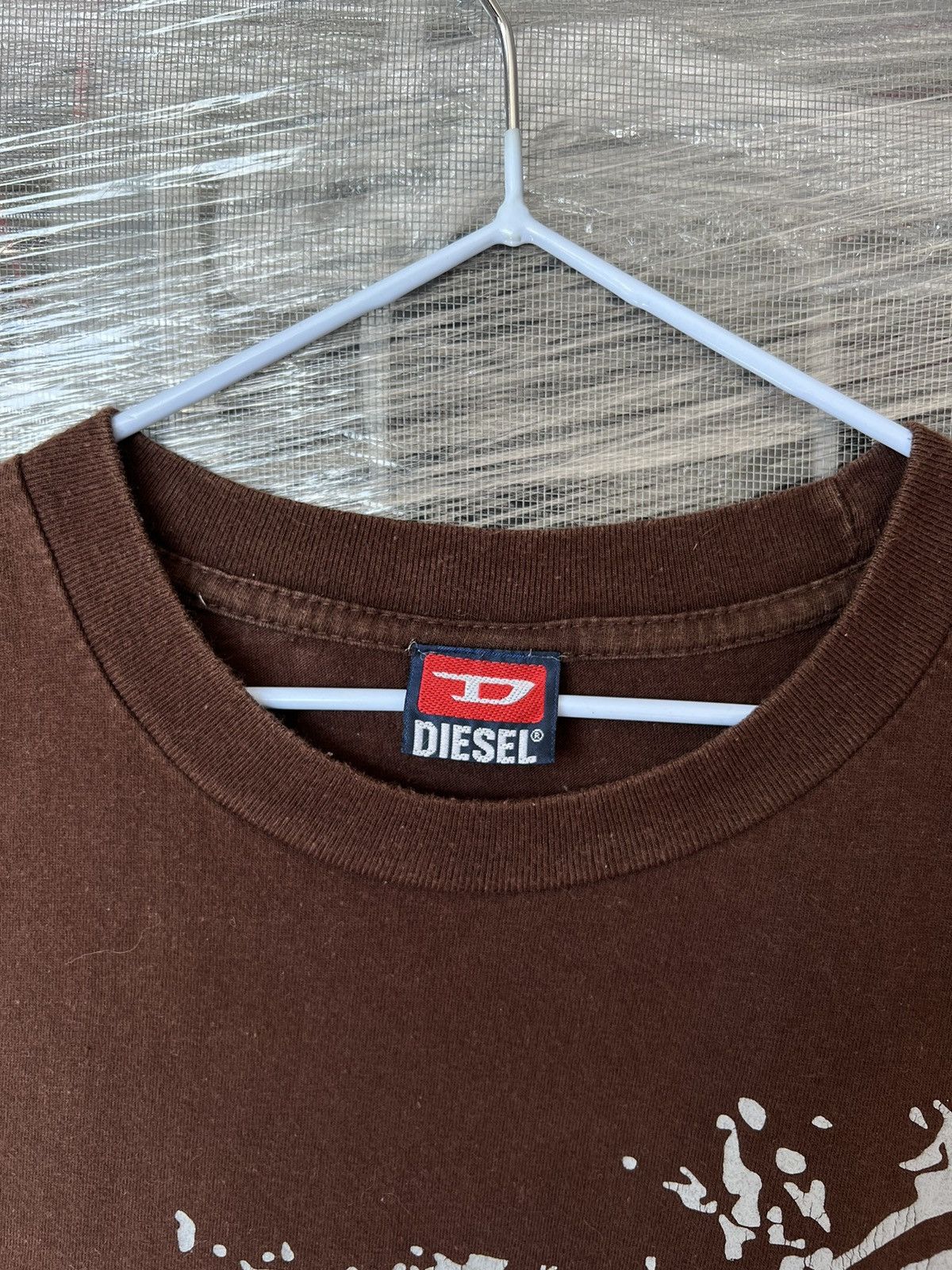 Diesel × Vintage Y2K Diesel Vintage Brown T-Shirt Size US M / EU 48-50 / 2 - 3 Thumbnail
