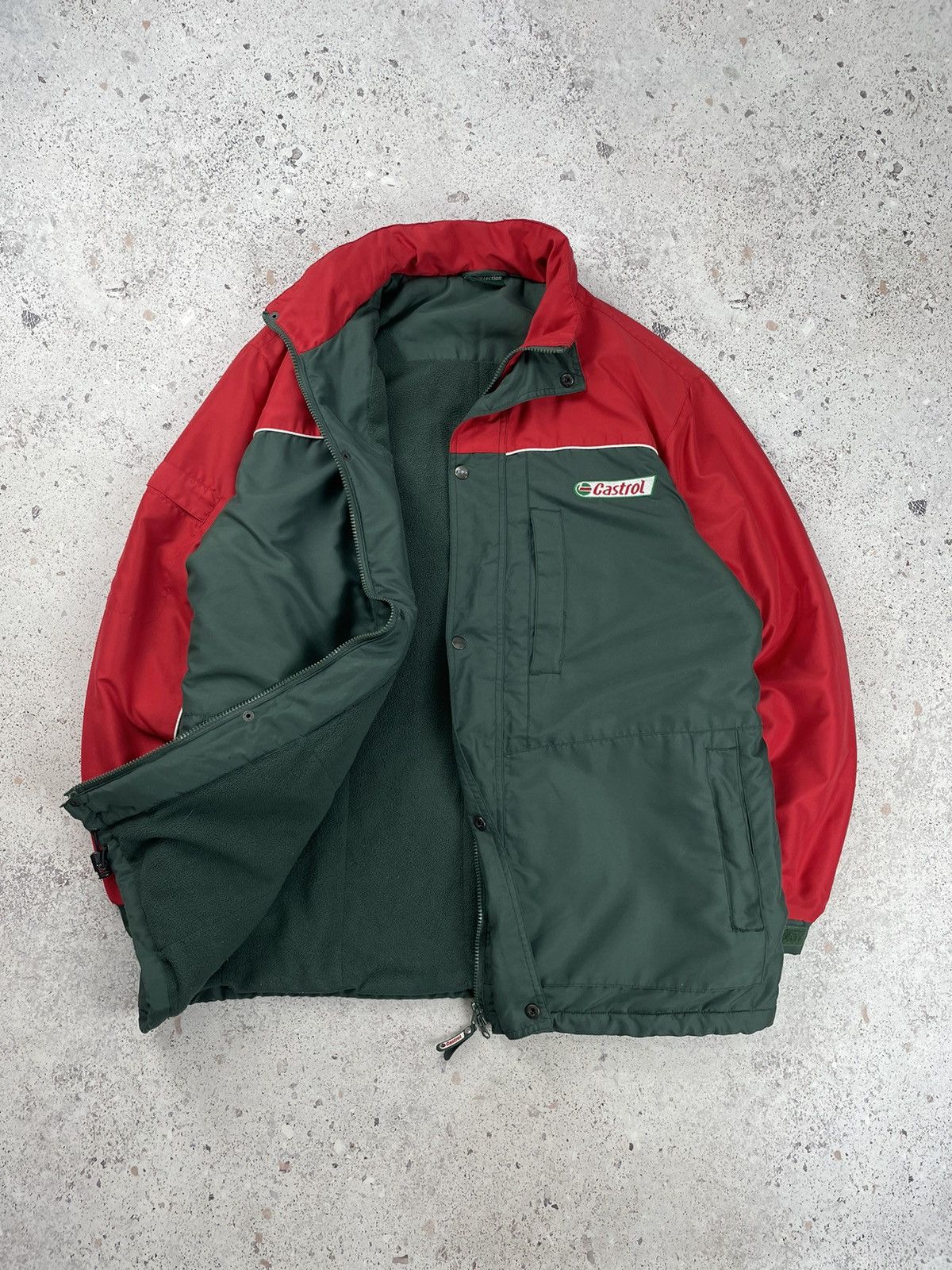 Japanese Brand × Vintage Vintage Castrol Racing Jacket Team Nascar Honda Size Xl Size US XL / EU 56 / 4 - 1 Thumbnail