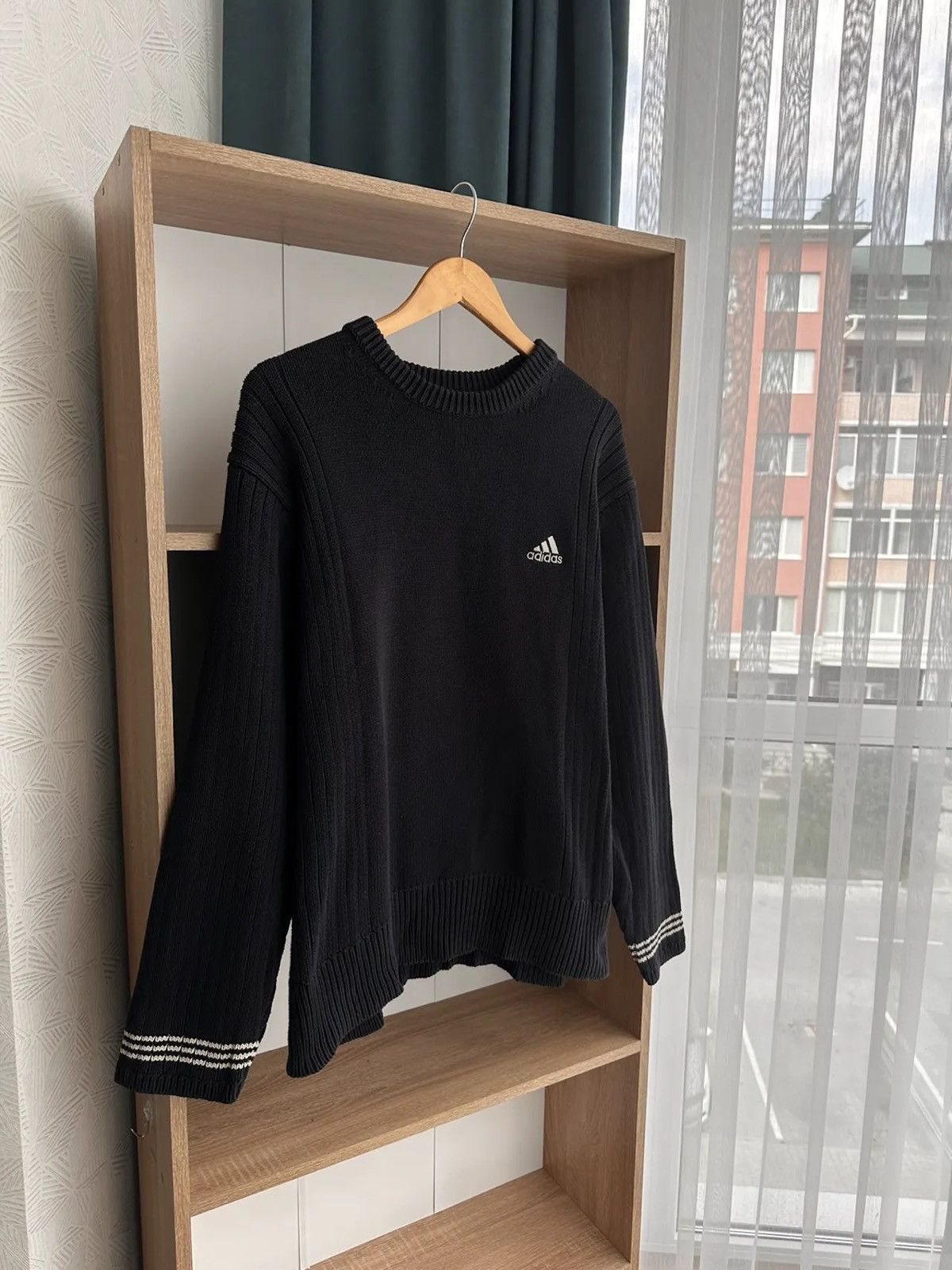 Vintage Adidas Streeetwear Heavyweight Knit Sweater
