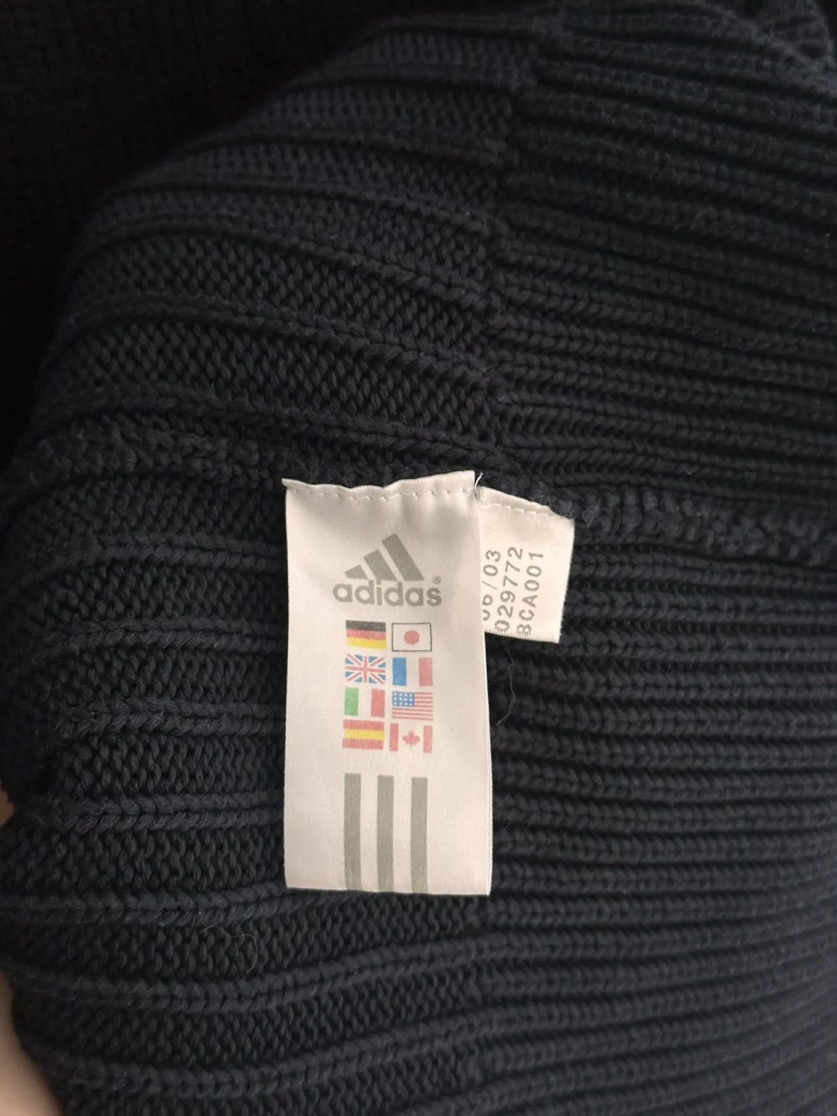Vintage Adidas Streeetwear Heavyweight Knit Sweater