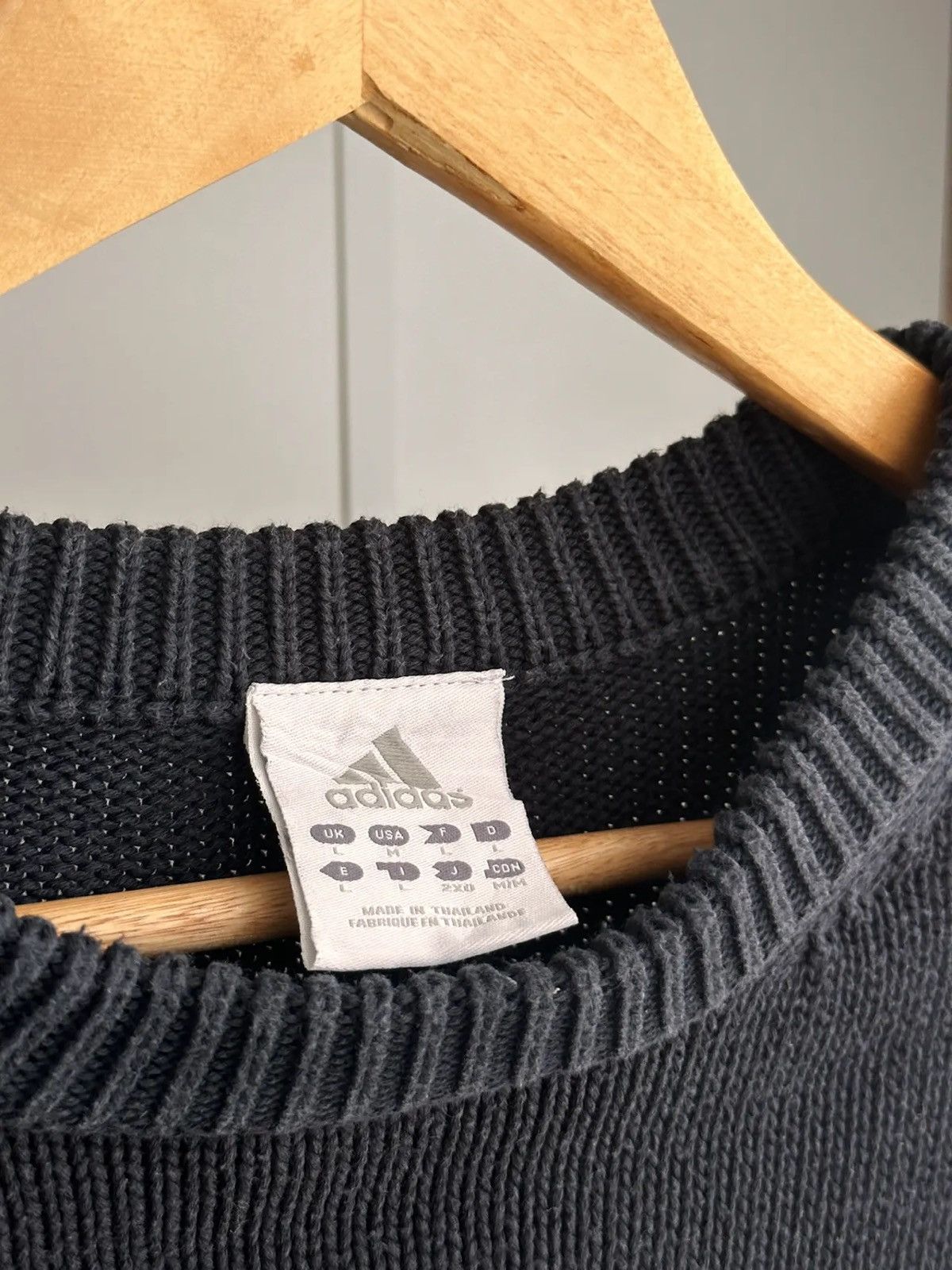 Vintage Adidas Streeetwear Heavyweight Knit Sweater
