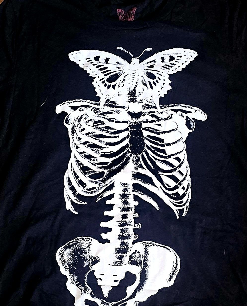 Playboi Carti XL Playboi Carti AWGE Butterfly Skeleton 2017 Tour Merch Tee Size US XL / EU 56 / 4 - 11 Thumbnail