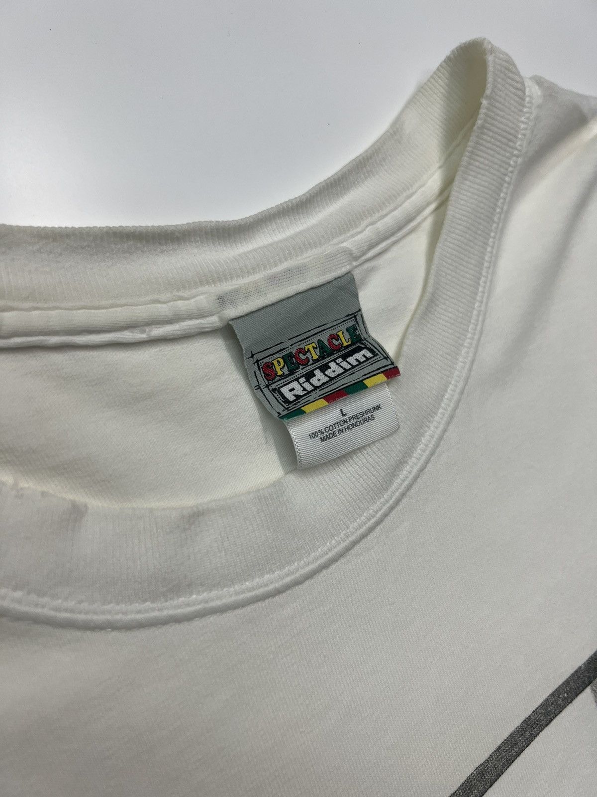 Vintage VINTAGE 1992🔥GARNET SILK JAMAICAN RAGGAE TEES Size US L / EU 52-54 / 3 - 4 Thumbnail