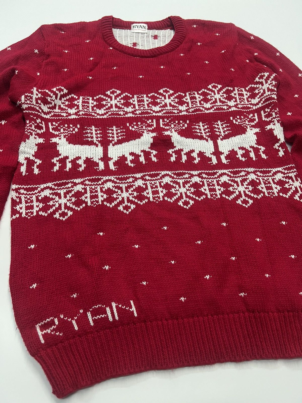 Vintage RYAN COLOURED CABLE KNIT WEAR MADE IN ENGLAND Size US M / EU 48-50 / 2 - 6 Thumbnail