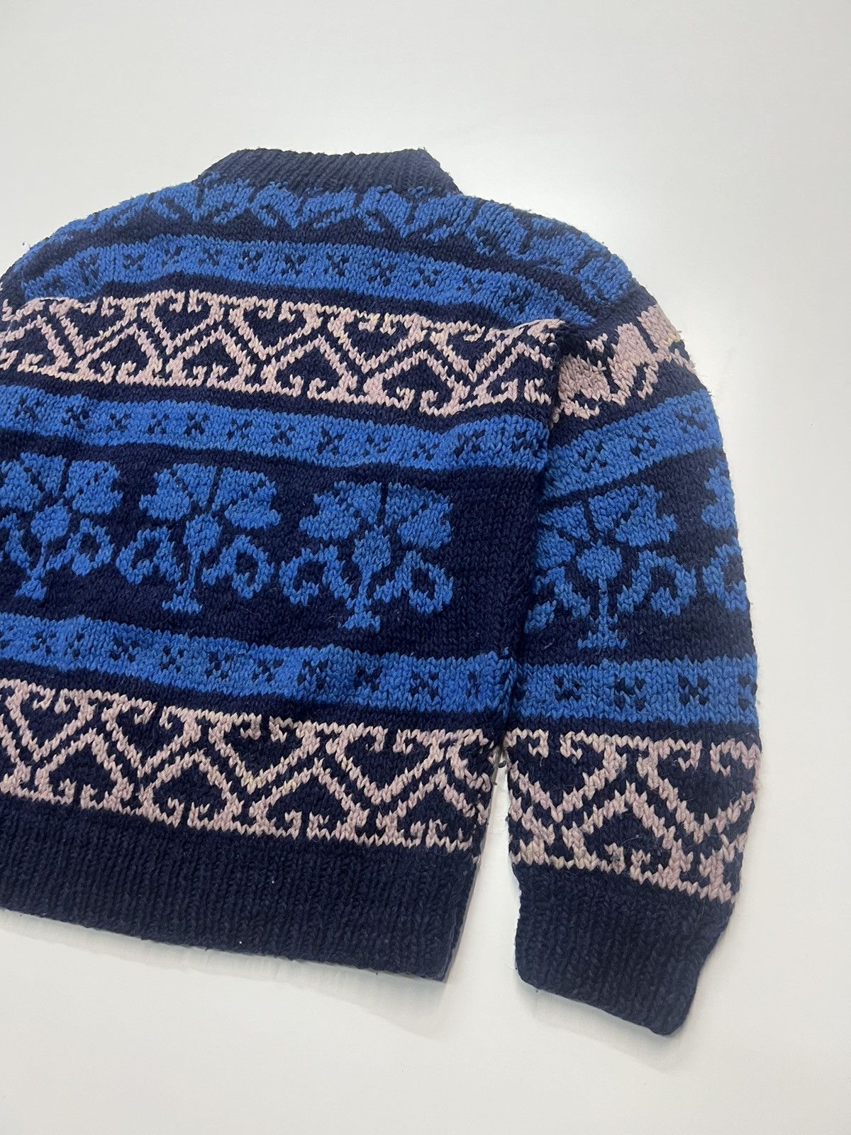 Vintage VINTAGE🔥C.C.H HAND MADE COLOURED CABLE KNIT WEAR Size US L / EU 52-54 / 3 - 7 Thumbnail