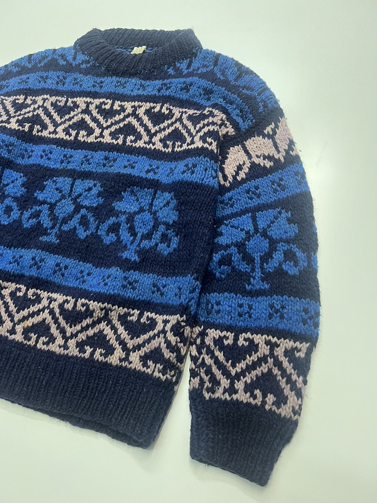Vintage VINTAGE🔥C.C.H HAND MADE COLOURED CABLE KNIT WEAR Size US L / EU 52-54 / 3 - 4 Thumbnail