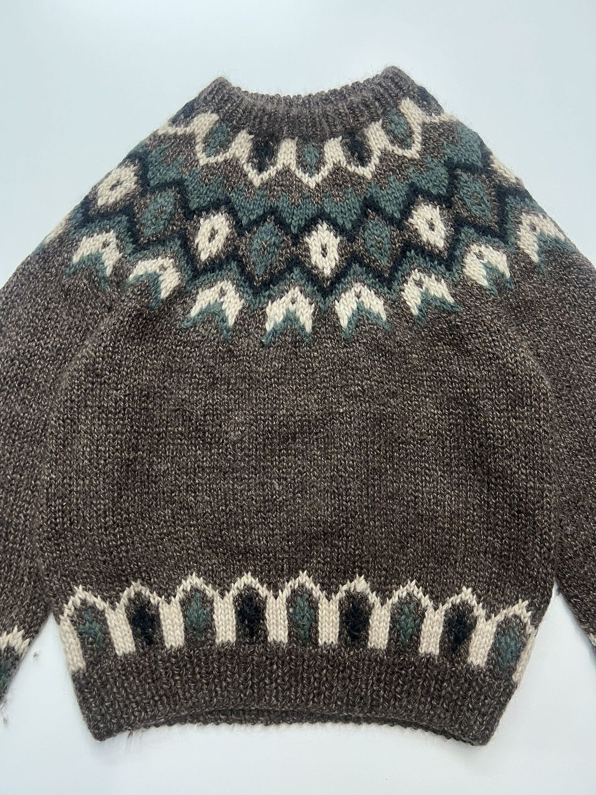 Gabicci LUXURY🔥GABICCI ICELANDIC WOOL COLOURED CABLE KNIT WEAR Size US L / EU 52-54 / 3 - 2 Thumbnail