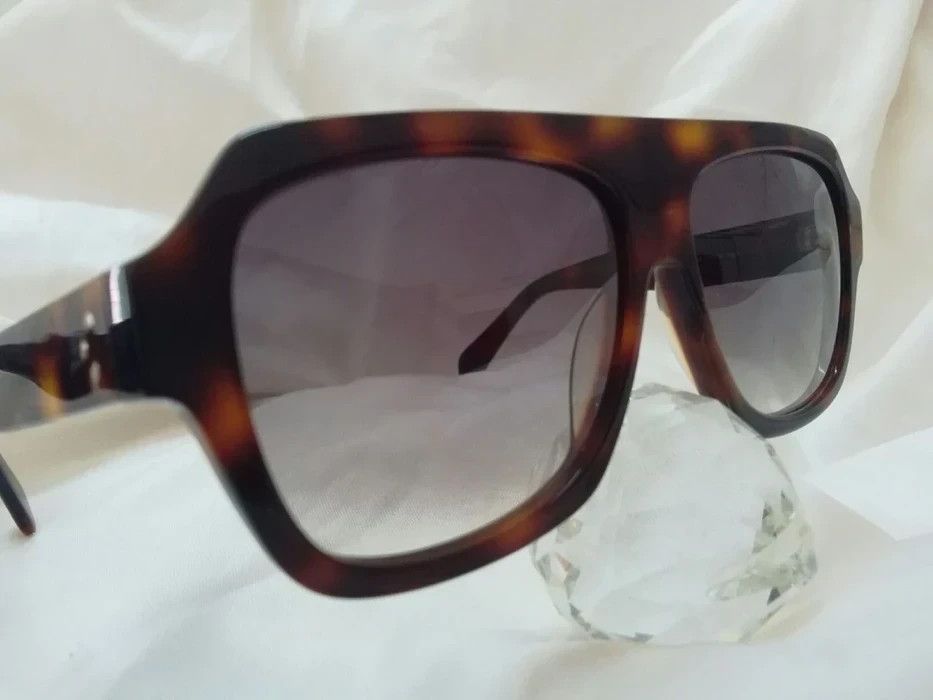 Celine MOD UOMO CELINE Aviator Sunglasses Italia Tortoise Size ONE SIZE - 9 Thumbnail