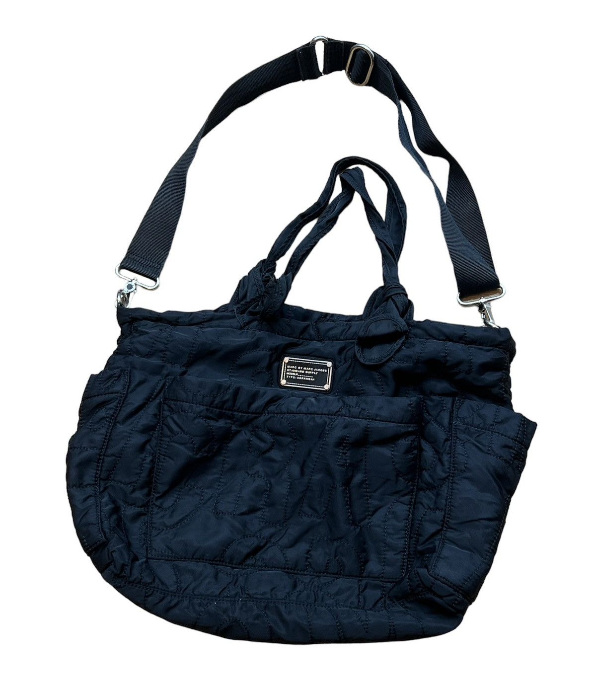 Marc by Marc Jacobs Black Quilted Workwear Bag Zip Top Tote