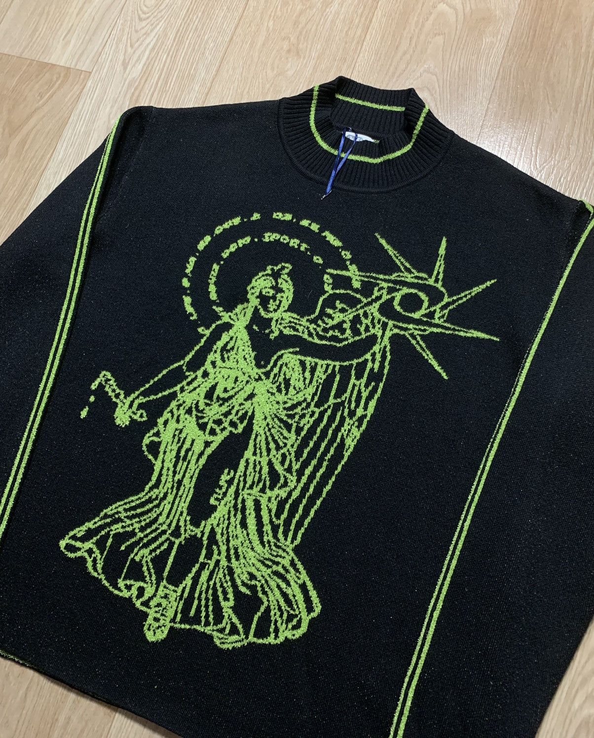 Designer × Japanese Brand Nutemperor Designer Knitted Sweater Avant-garde Style Size US L / EU 52-54 / 3 - 4 Thumbnail