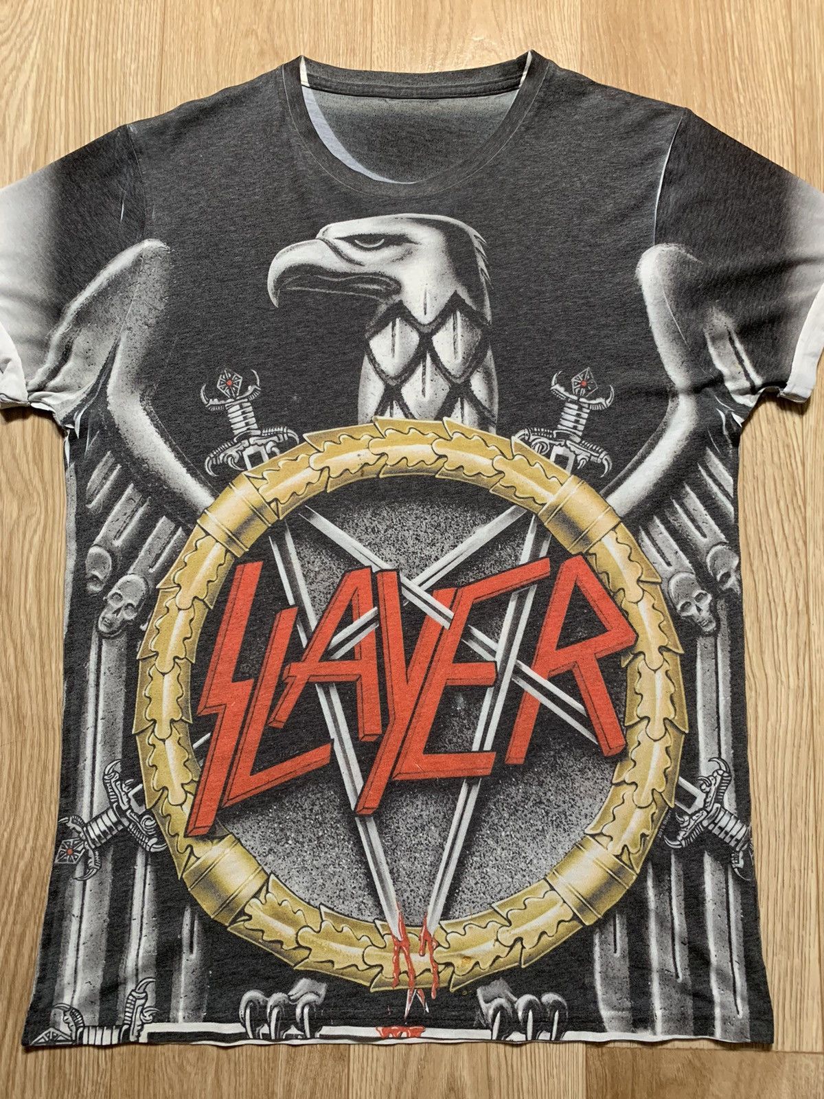 Band Tees Slayer 2016 Big Logo T-Shirt Size US M / EU 48-50 / 2 - 3 Thumbnail